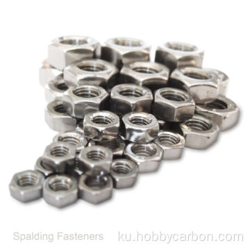 Kalîteya Bilind a OEM Stainless Steel Hex Nut